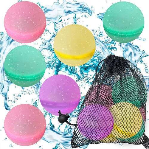 💧Silicone magnetic reusable water ball