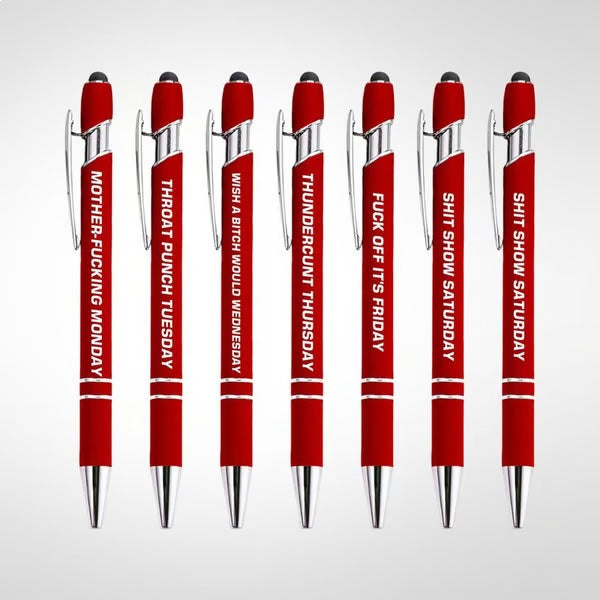 ✍️7 Pcs Funny Adult Gel Pen Set