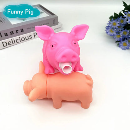 🐷 Funny Silica Gel Prank Snorting Pig