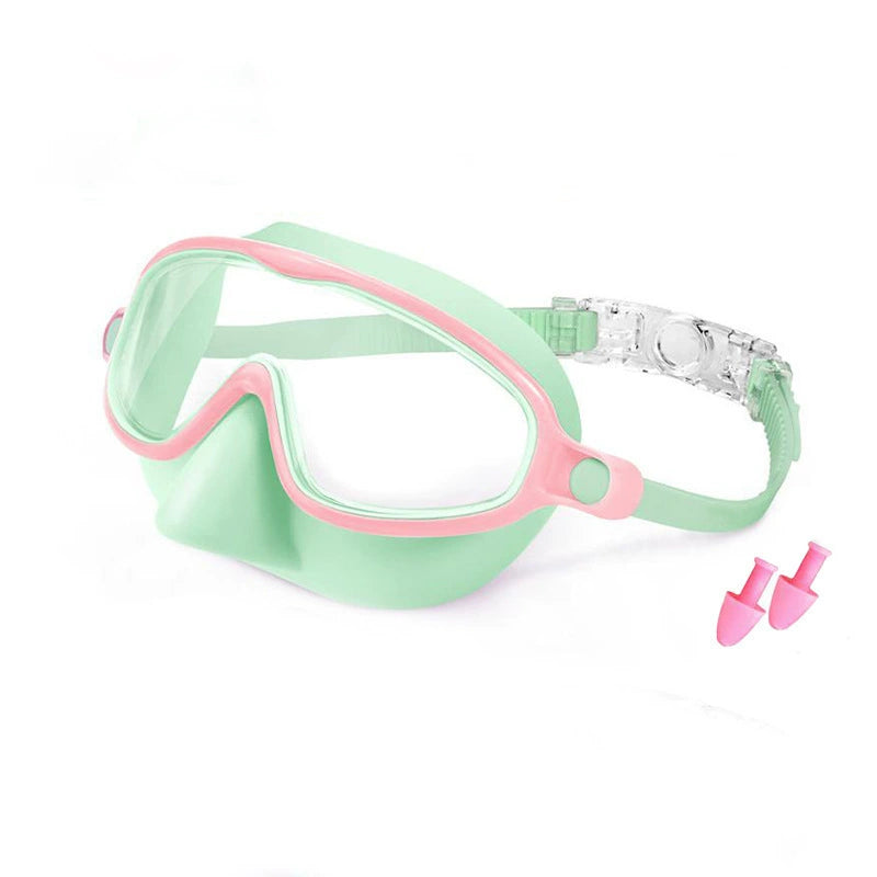 🏊 Universal Protection Swim Goggles with Nose Cover
