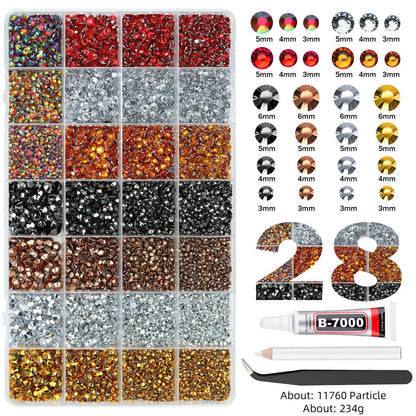 💎 Jelly Flatback RhinestonesBedazzling Kit, DlY Diamond Art