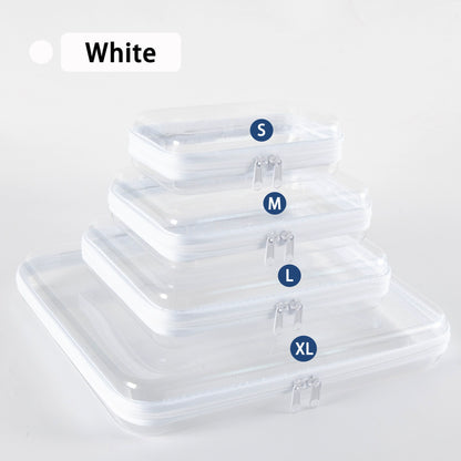 📦 High Transparency Organizer Storage Box Clear Hard Zipper Case