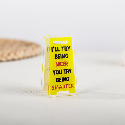 ✨🖥️Fun Acrylic Desktop Warning Signs （Buy 1 get 1 free）