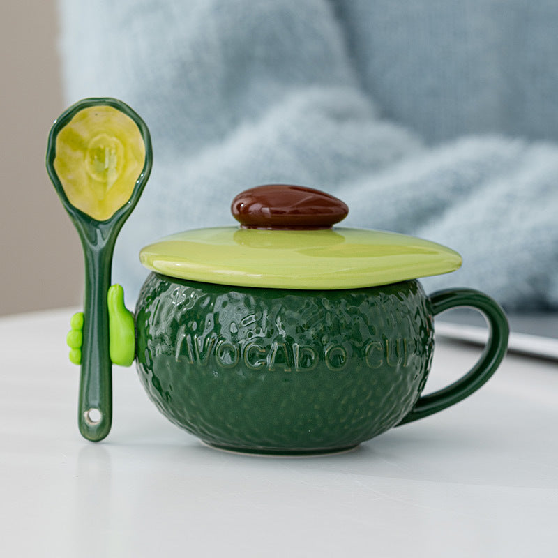 Avocado ceramic cup