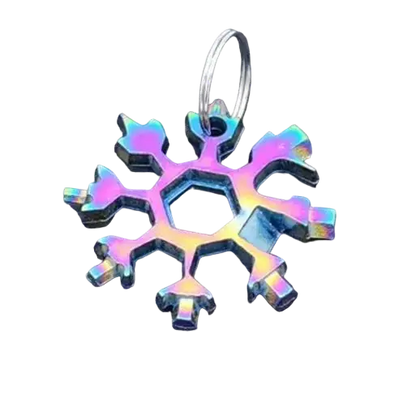 ❄️🛠️ Snowflake Shape Multifunctional 18 in 1 Tool