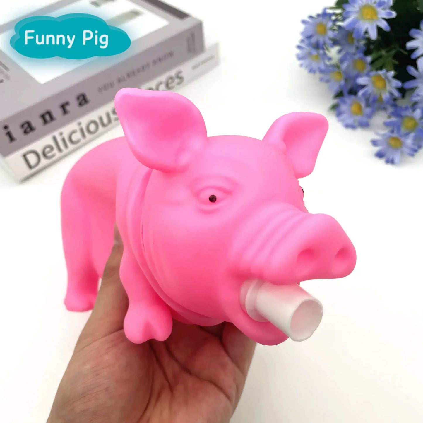 🐷 Funny Silica Gel Prank Snorting Pig