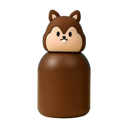 🐻✨ Mini stainless steel cartoon water bottle