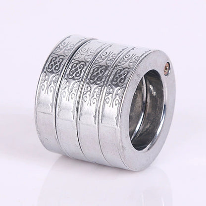 💍Transformable EDC ring—combines self-defense and emergency window-breaking functions; suitable for outdoor carry