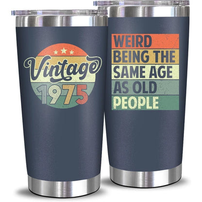 ☕ Dad Collection 20oz Tumbler with Lid, Double Wall Stainless Steel Insulated Vacuum Cup