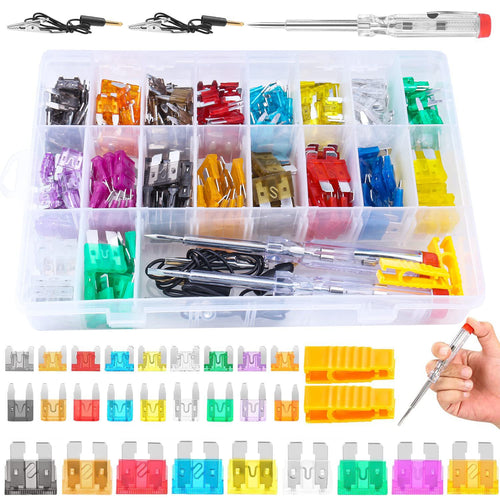 310Pcs Mixed-Color Automotive Fuse Kit