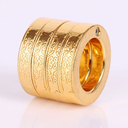 💍Transformable EDC ring—combines self-defense and emergency window-breaking functions; suitable for outdoor carry