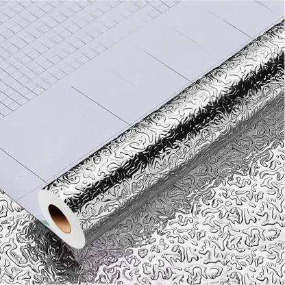 🏠 Waterproof and heat-resistant aluminum foil anti-oil sticker
