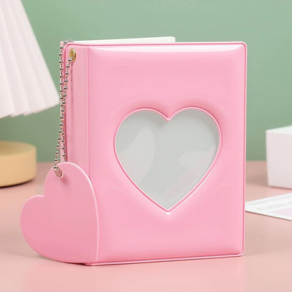 💎🃏 3" Mini Pockets Photo Card Album, Kpop Photo Protector Sleeves