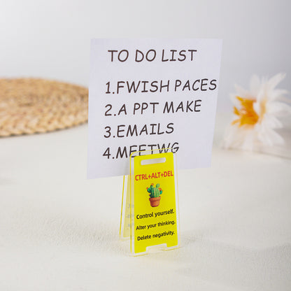 ✨🖥️Fun Acrylic Desktop Warning Signs （Buy 1 get 1 free）