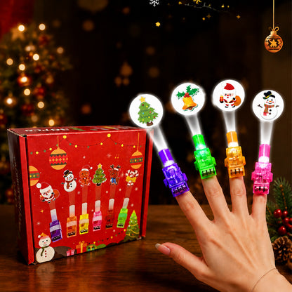 36PCS Halloween And Christmas LED Projection Finger Lights