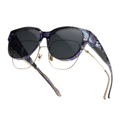 🕶️✨ UV400 Oversized Square Full-Rim Sunglasses Frames