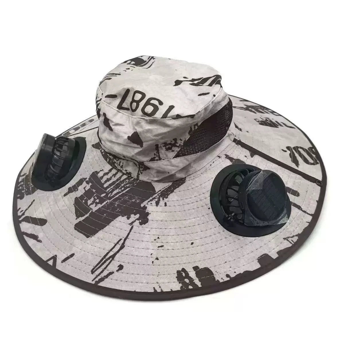 💨 UPF 50+ Sun Protection Dual Solar Fan Fishing Hat