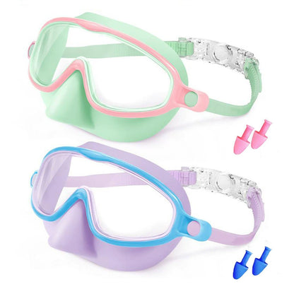 🏊 Universal Protection Swim Goggles with Nose Cover