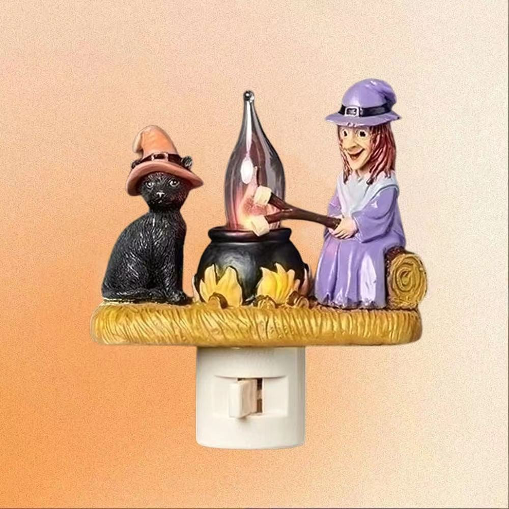 Witch Cat Nightlight