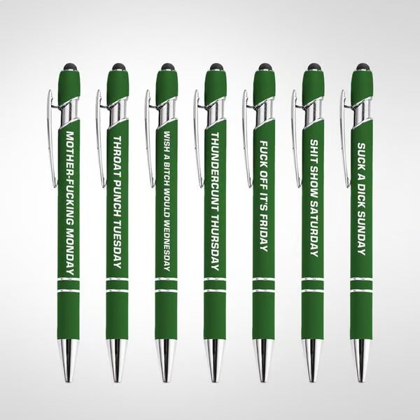 ✍️7 Pcs Funny Adult Gel Pen Set