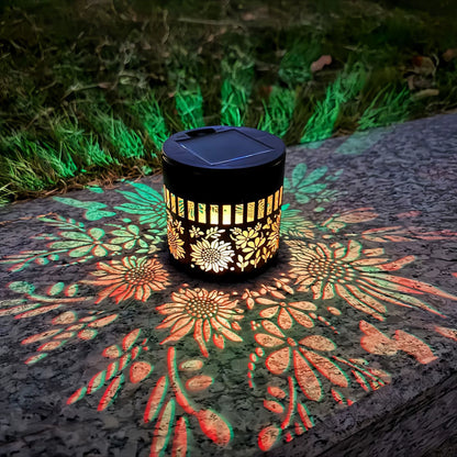 💫 Seven-Color Changing Solar Projection Wall Light Decorative