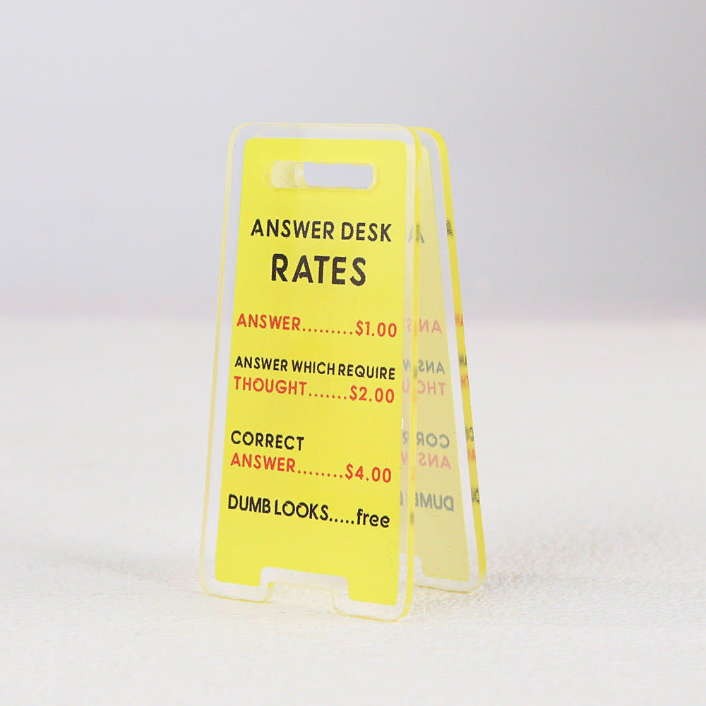 ✨🖥️Fun Acrylic Desktop Warning Signs （Buy 1 get 1 free）