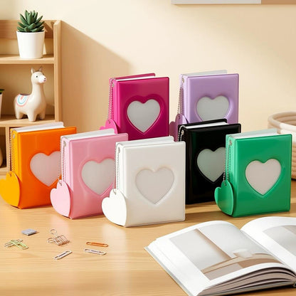 💎🃏 3" Mini Pockets Photo Card Album, Kpop Photo Protector Sleeves