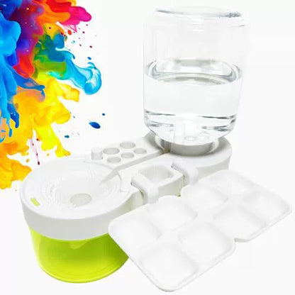 🎨Circulating water flow paintbrush cleaning cup