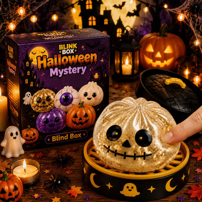 Halloween Ghost Dumpling Glitter Squeeze Toy