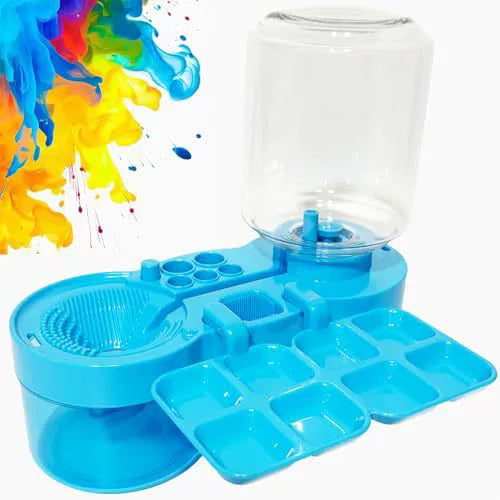 🎨Circulating water flow paintbrush cleaning cup