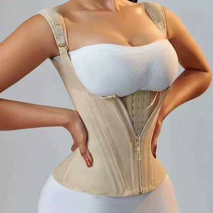 🔥Hot Sale 49% off🌟👙 Nobility Waist Trainer for Women Corset Shapewear with Zipper