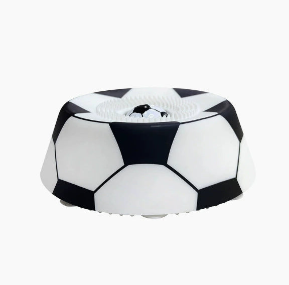 ⚽🐕 Soccer Style Multi purpose dog bowl ,Dog Liquid Slow Feeder,Lick Bowl Mat with Ball