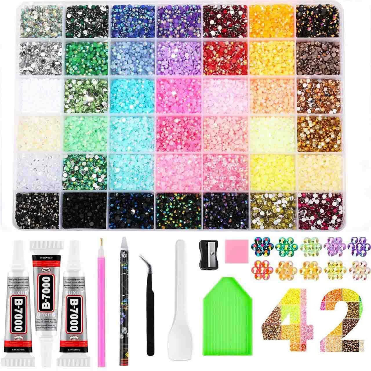 💎 Jelly Flatback RhinestonesBedazzling Kit, DlY Diamond Art