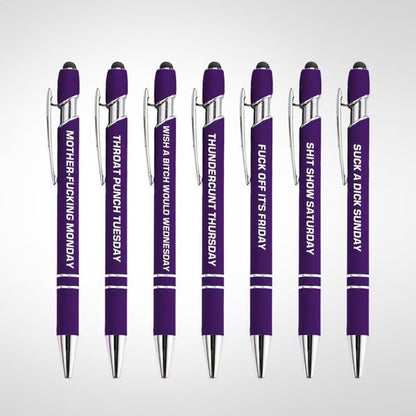 ✍️7 Pcs Funny Adult Gel Pen Set