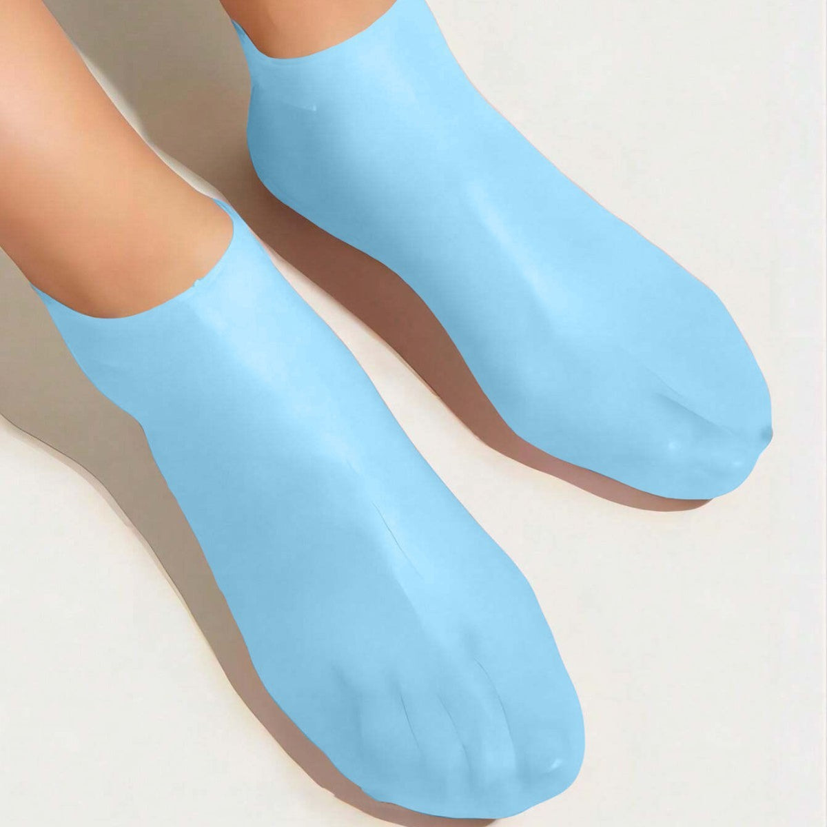 🦶 Reusable Silicone Moisturizing Socks for Dry, Rough Feet – Soft & Stretchy, 1 Pair