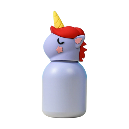 🐻✨ Mini stainless steel cartoon water bottle