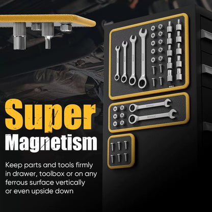 🧲🛠️ Flexible Magnetic Tool Mat & Tray Holder