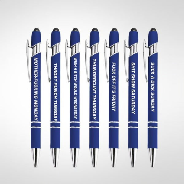 ✍️7 Pcs Funny Adult Gel Pen Set