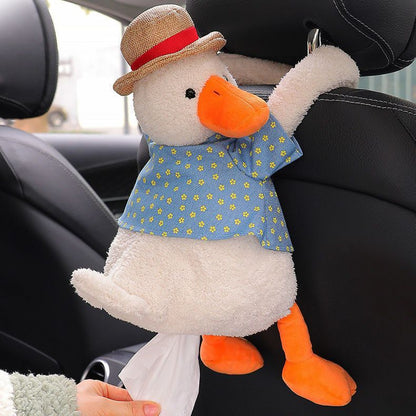 🦆Cute Duck Car Tissue Holder