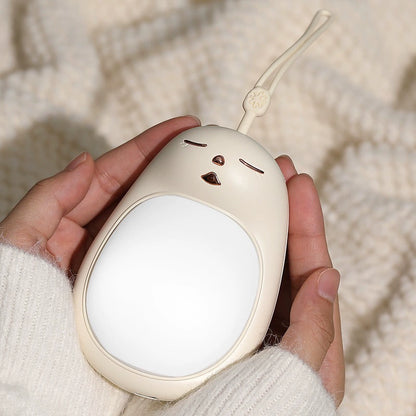🔋Rechargeable Bear Hand Warmers— Magnetic, 3 Heat Settings & Pocket-Size Design