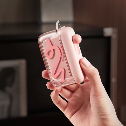 🌟Travel-sized storage case - features an automatic pop-up dispenser