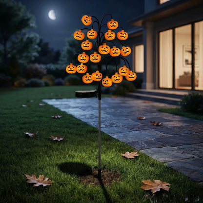 🎃Solar-Powered Branching Pumpkin Stake Lights