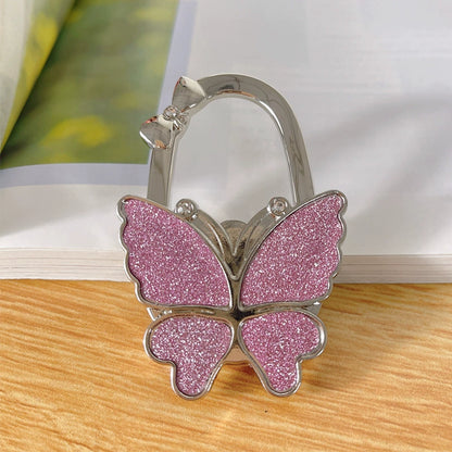 🦋👜 Butterfly Foldable Handbag Hanger,Folding Purse Table Hook Holder