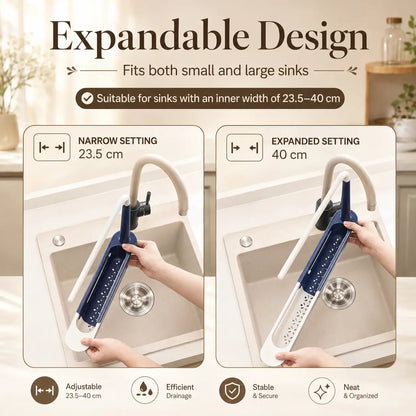 Retractable Sink Storage Rack