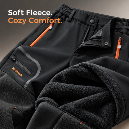 👖Men’s Fleece-Lined Softshell Hiking Pants