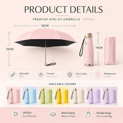 ✨ Say Goodbye to Bulky Umbrellas-Dual-Purpose Portable Capsule Umbrella
