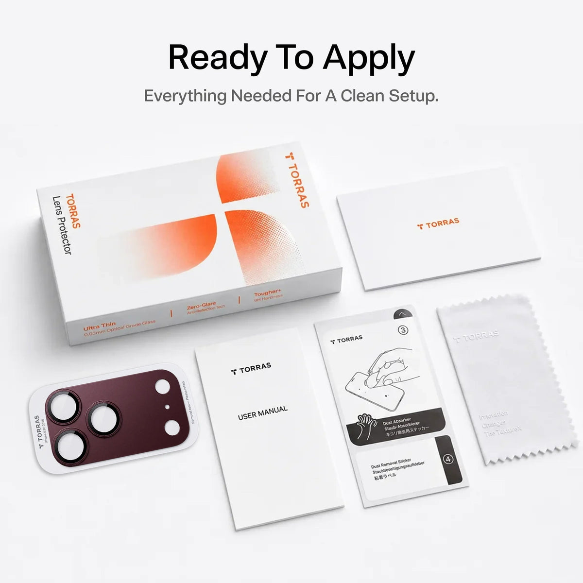📱Seamless One-Piece Camera Lens Cover – HD Glass Protection with Zero Distortion! 📸
