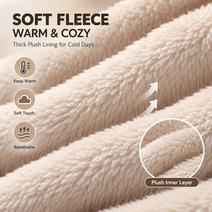 🧣Skip the Hat and Scarf – 3-in-1 Fleece Hood for Head Face & Neck