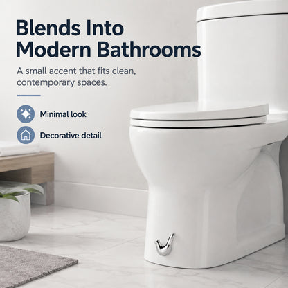 Decorative Toilet Bolt Caps – Aesthetic Ceramic Bird Covers for Ugly Bathroom Screws (2-Pack)