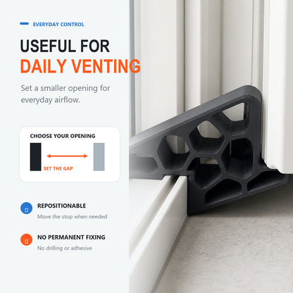 Anti-Slam Sliding Door Track Stopper – Protect Your Glass & Rails! 🚪🛡️